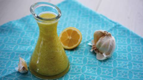 Knoblauch Zitronen Öl