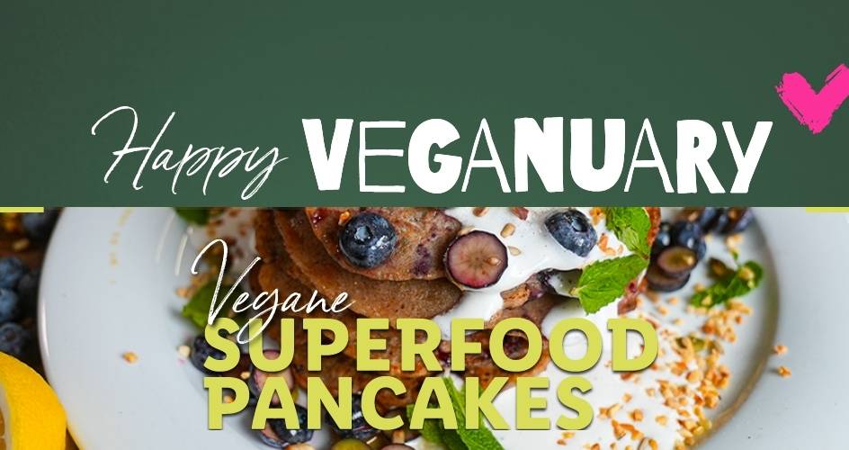 Vegane Superfood Pancakes
